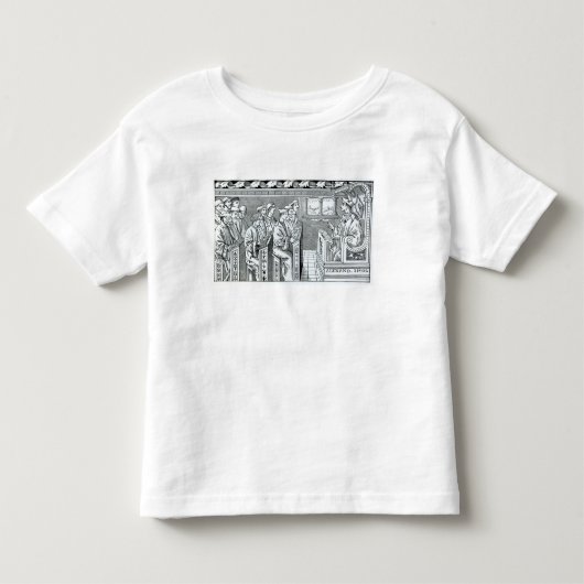 学校のインテリア トドラーTシャツ (正面)
