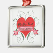 学校のカウンセラー メタルオーナメント (左)