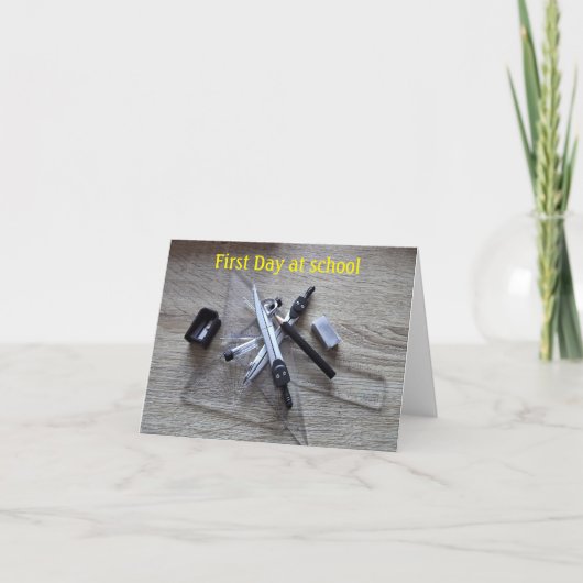 学校のカードの最初の日 シーズンカード (正面)