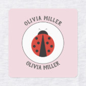 学校のキャンプ保育園のためのラディバグのラベルのアイロン ラベル (デザイン1)