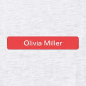 学校のキャンプ保育園の名前ラベル ラベル (デザイン1)