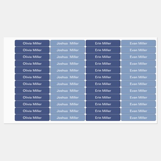 学校のキャンプ保育園の名前ラベル ラベル (シート)