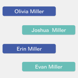 学校のキャンプ保育園の名前ラベル ラベル