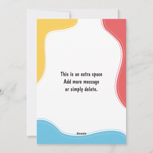 学校のギフトカード保持者の初日 シーズンカード (裏面)