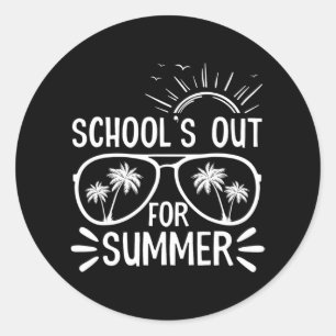 学校のギフト学校の夏のキッズティーのための日 ラウンドシール