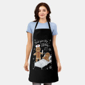 学校のクリスマスクッキーをアイシングしてみたナース エプロン (着用した状態)