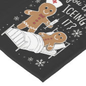 学校のクリスマスクッキーをアイシングしてみたナース ショートテーブルランナー (コーナー)