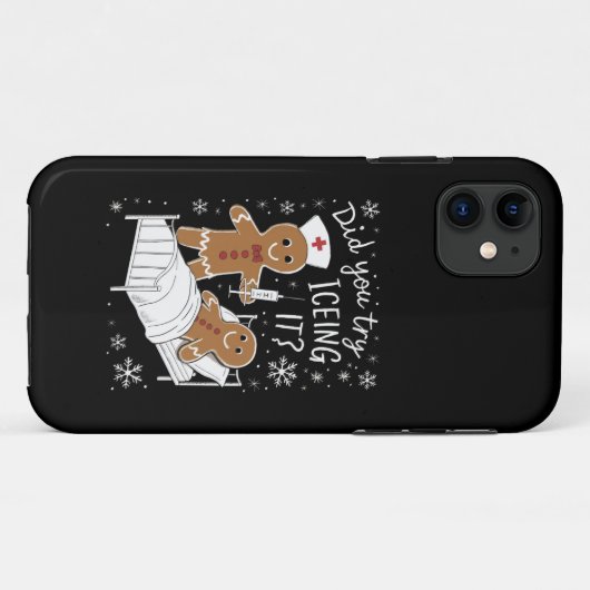 学校のクリスマスクッキーをアイシングしてみたナース Case-Mate iPhoneケース (裏面(横))