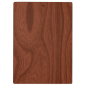 学校のコーチのギフト|の上品なマホガニーの木製の一見 クリップボード (裏面)