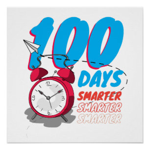 学校のシャツの100日目 学校の日100 ポスター
