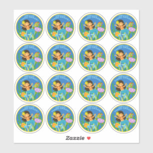 学校のシールこんにちは3年生！ シール