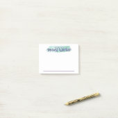 学校のソーシャルワーカーのポストイットメモ ポストイット (デスク上)