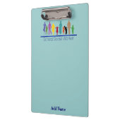 学校のソーシャルワーカーの用箋挟 クリップボード (左)