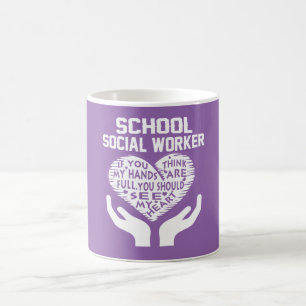 学校のソーシャルワーカー コーヒーマグカップ
