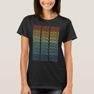 学校のソーシャルワーカー Tシャツ