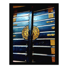 学校のドア フォトプリント           