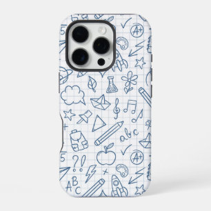 学校のドードル先生の電話ケース iPhone 16 PROケース