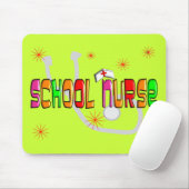 学校のナースのギフト及びTシャツ マウスパッド (マウス)