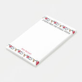 学校のナースのパーソナライズなかわいいのからのノート ポストイット (アングル)