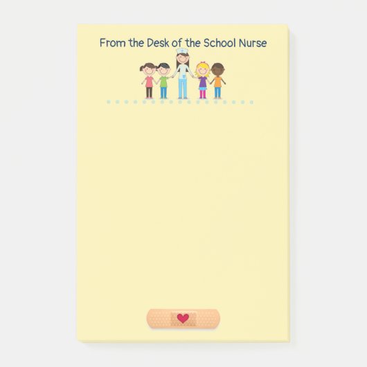 学校のナースのポスト・イットの机から ポストイット (正面)