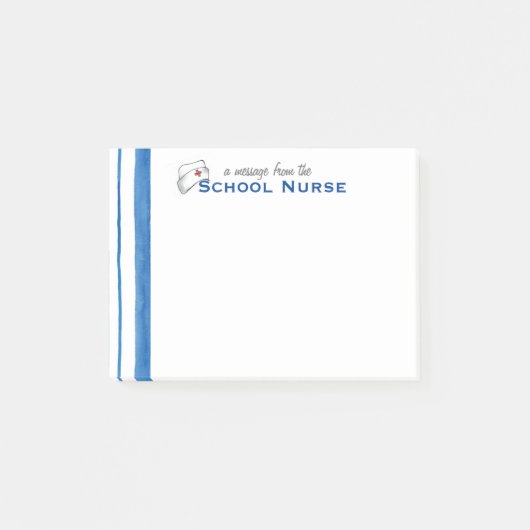 学校のナースのヴィンテージのナースの帽子のポスト・イット ポストイット (正面)