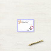 学校のナースの後it®ノート ポストイット (デスク上)