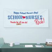 学校のナースの日の旗 横断幕 (トレードショー)