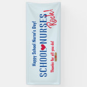 学校のナースの日の旗 横断幕 (縦)