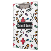 学校のナースのMedcialの模範的な看護婦 クリップボード (左)