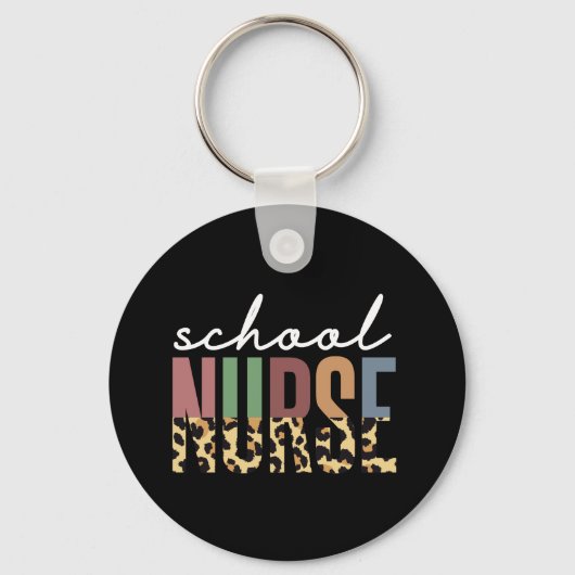 学校のナースチーターナース感謝のギフト キーホルダー (正面)