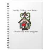 学校のナース写真ノート ノートブック (正面)