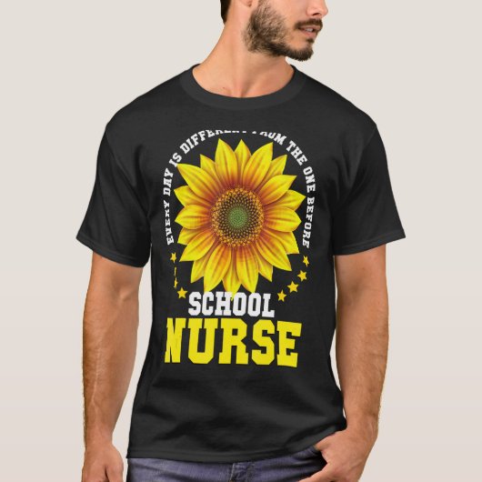 学校のナース違うは毎日から Tシャツ (正面)