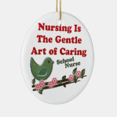 学校のナース セラミックオーナメント (右)
