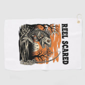 学校のハロウィーンにはグールすぎる ゴルフタオル (横)