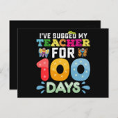 学校のバグ100件の先生を抱え込んだ日 ポストカード (正面/裏面)