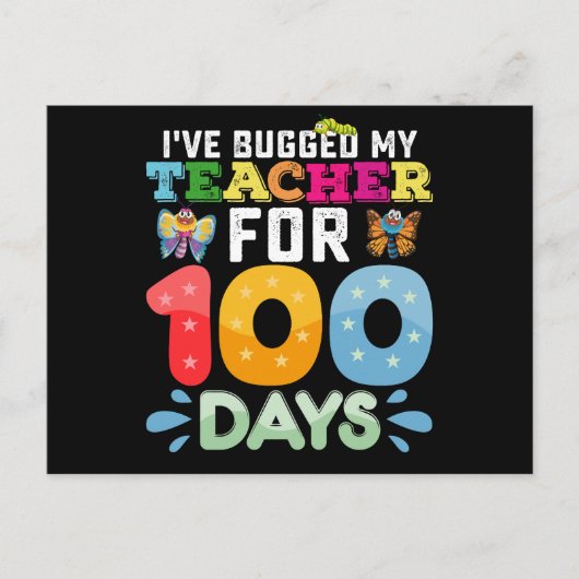 学校のバグ100件の先生を抱え込んだ日 ポストカード (正面)