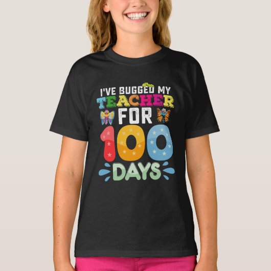 学校のバグ100件の先生を抱え込んだ日 Tシャツ (正面)