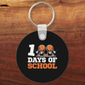 学校のバスケットボールキッズ100学校の日2 キーホルダー (正面)