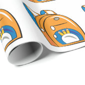 学校のバックパック ラッピングペーパー (ロールコーナー)