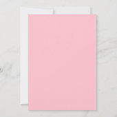 学校のバレンタインデーパーティー 招待状 (裏面)