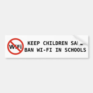 学校のバンパーステッカーの禁止Wi-Fi バンパーステッカー