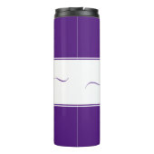 学校のパーソナライズされたカラーブロック タンブラー (裏面)