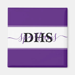 学校のパーソナライズされたカラーブロック マグネット