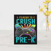 学校のビデオゲームBにK前のCkをつぶす準備ができている カード (黄色い花)