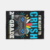 学校のビデオGaに2年生のCkを押し潰す準備ができている フリースブランケット (正面(横))