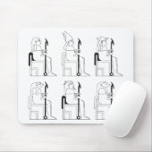 学校のファラオとエジプトの神々 マウスパッド (マウス)