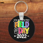 学校のフィールドの日先生フィールドDのためにここにいる キーホルダー (正面)
