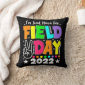 学校のフィールドの日先生フィールドDのためにここにいる クッション (ブランケット)