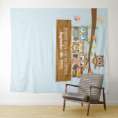 学校のフォトブースの第一日目の背景 タペストリー (インサイチュ(横))