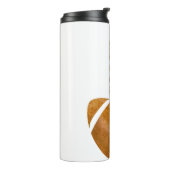 学校のフットボールのコーチのパーソナライズで粋なヴィンテージ タンブラー (回転左)